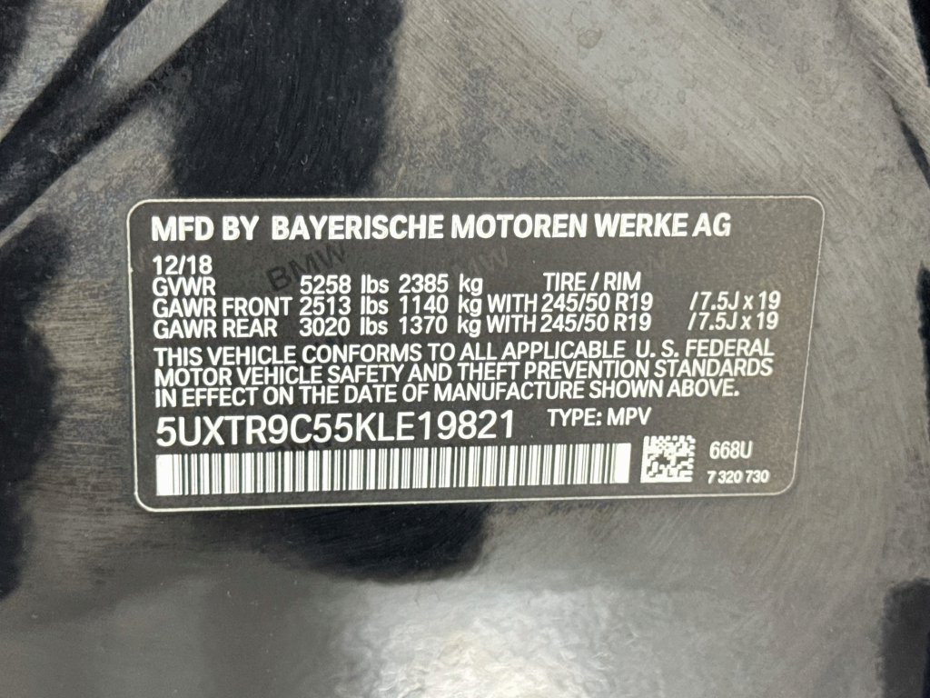 Used 2019 BMW X3 xDrive30i w/ Convenience Package AWD/4WD image 39