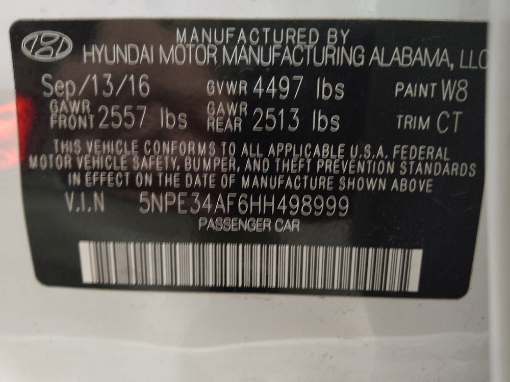 Used 2017 Hyundai Sonata Sport w/ Value Edition Package 02 FWD image 33
