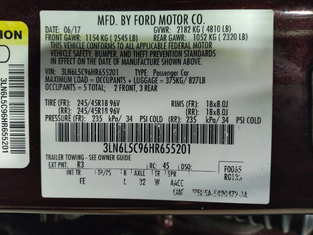 Used 2017 Lincoln MKZ Select FWD image 33