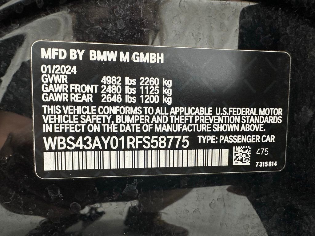 Used 2024 BMW M3 Competition w/ Executive Package image 11