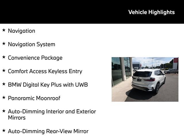 Used 2025 BMW X1 xDrive28i w/ Convenience Package AWD/4WD image 5