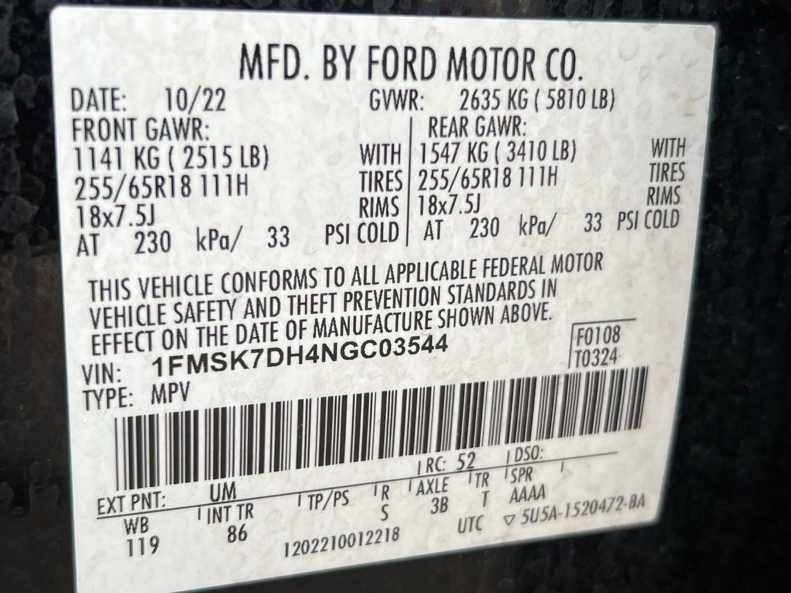 Used 2022 Ford Explorer XLT image 19