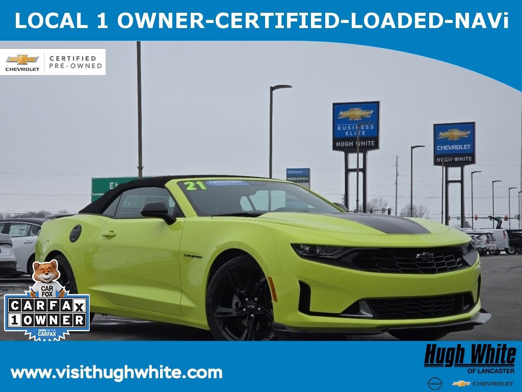 Certified 2021 Chevrolet Camaro LT w/ RS Package