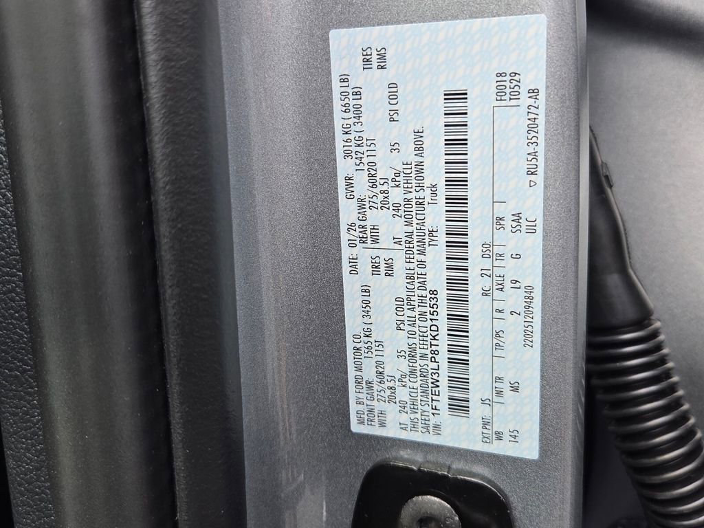 New 2026 Ford F150 XLT w/ XLT Chrome Appearance Package AWD/4WD image 17