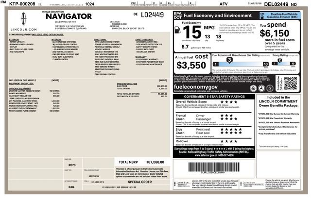 Used 2013 Lincoln Navigator 4WD w/ HD Trailer Tow Pkg image 12