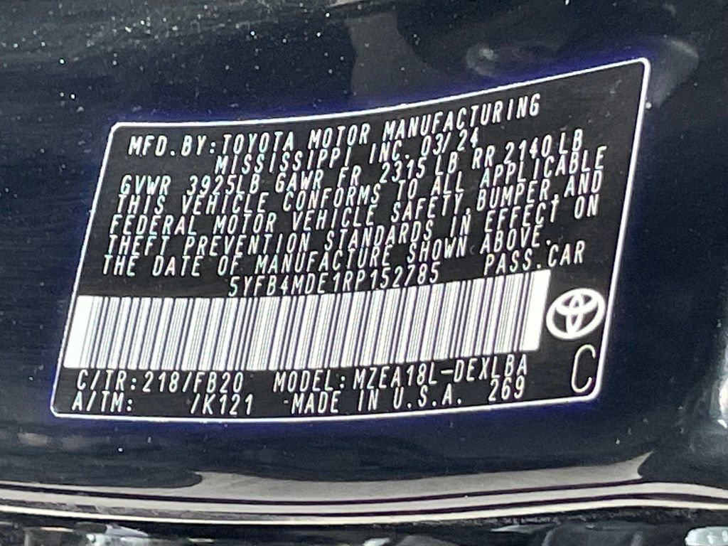 Used 2024 Toyota Corolla LE FWD image 33
