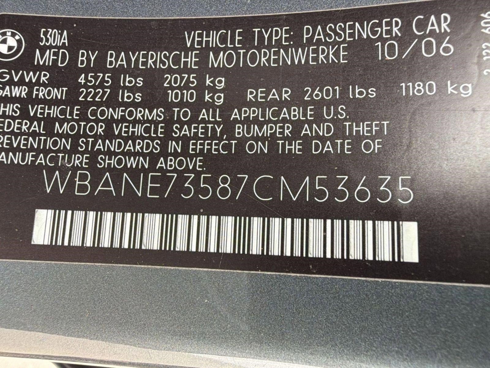 Used 2007 BMW 530i Sedan RWD image 30