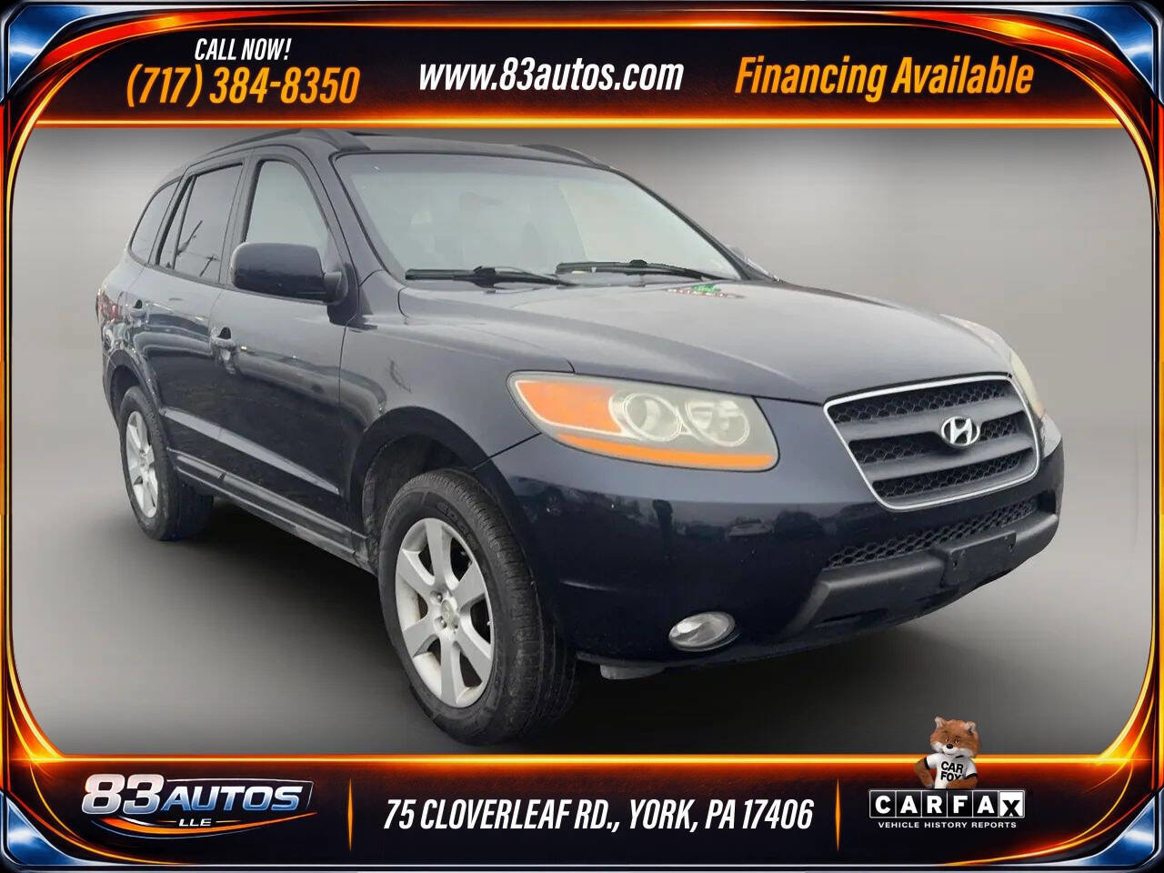 Used 2009 Hyundai Santa Fe SE image 1