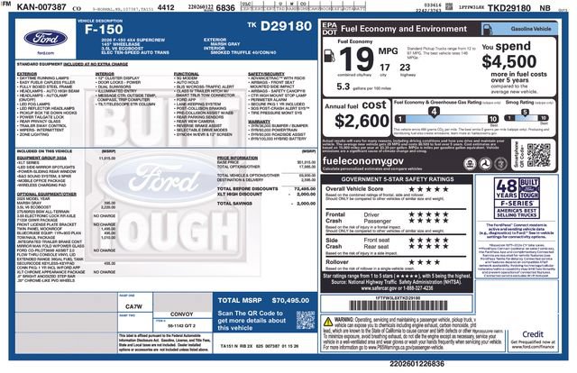 New 2026 Ford F150 XLT w/ Equipment Group 303A High AWD/4WD image 30