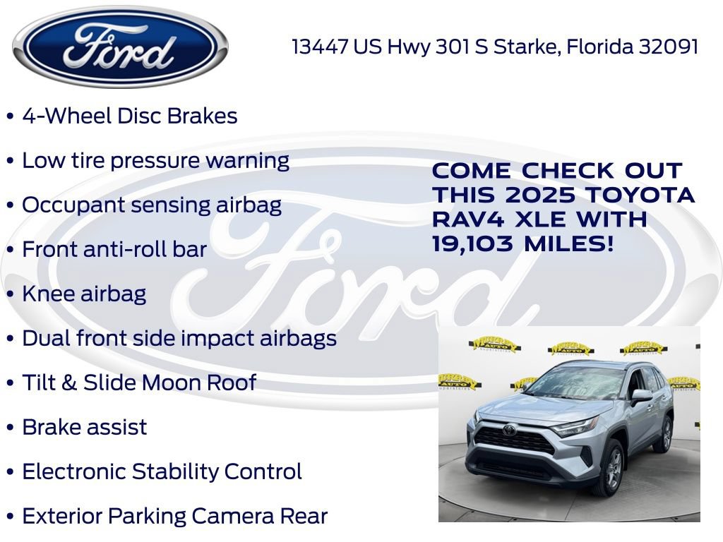 Used 2025 Toyota RAV4 XLE w/ Convenience Package FWD image 30