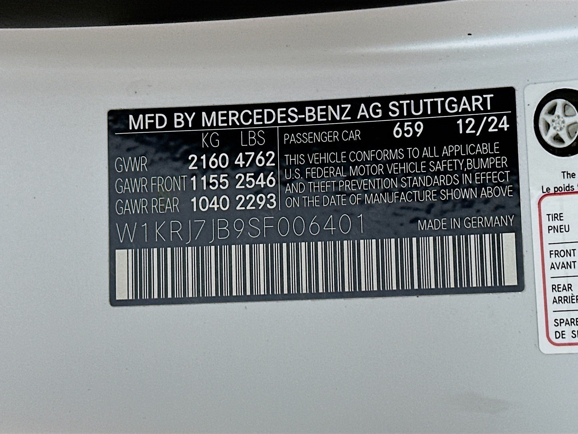 Certified 2025 Mercedes-Benz AMG GT 63 image 30