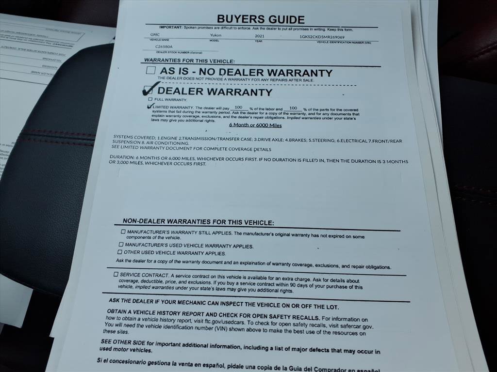 Used 2021 GMC Yukon AT4 image 35