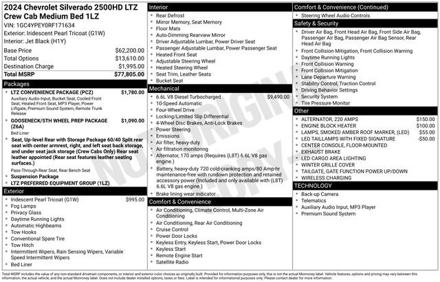 Used 2024 Chevrolet Silverado 2500 LTZ w/ LTZ Convenience Package image 5