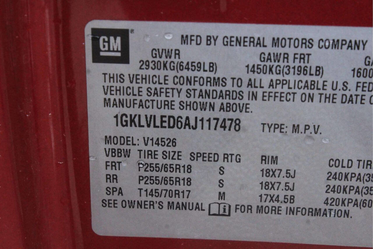 Used 2010 GMC Acadia SLE image 9