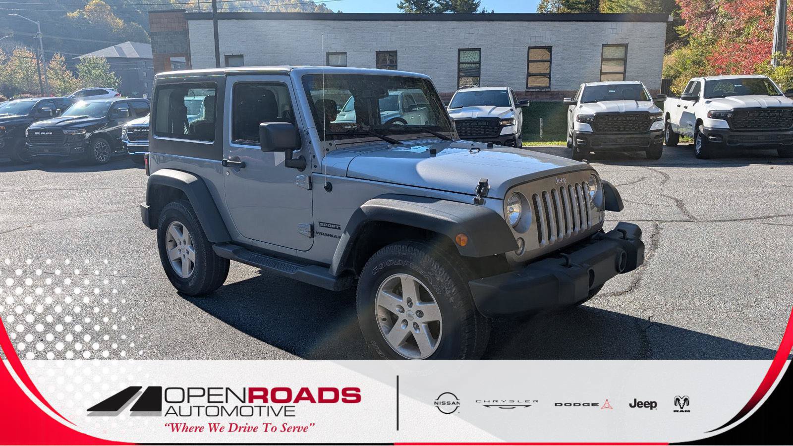 Used 2015 Jeep Wrangler Sport w/ Quick Order Package 24S