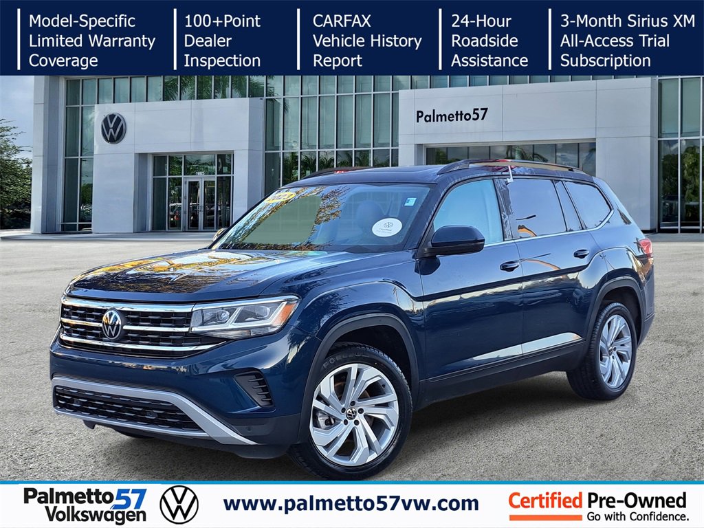 Used 2023 Volkswagen Atlas SE w/ Panoramic Sunroof Package