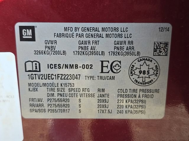 Used 2015 GMC Sierra 1500 SLE AWD/4WD image 22