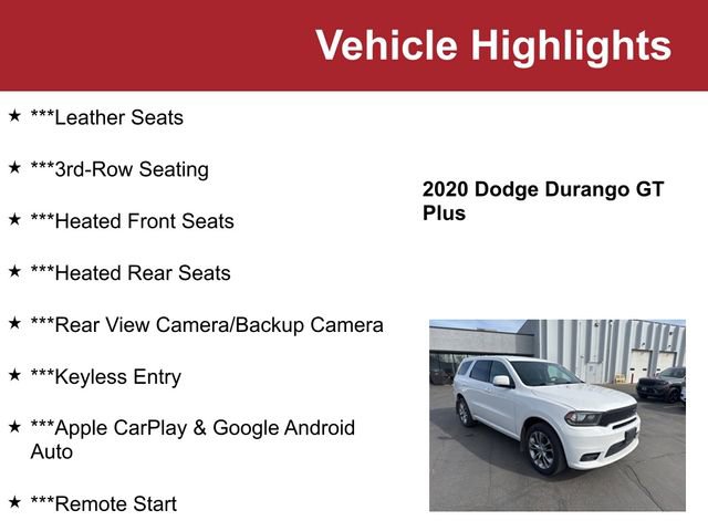 Used 2020 Dodge Durango GT image 2