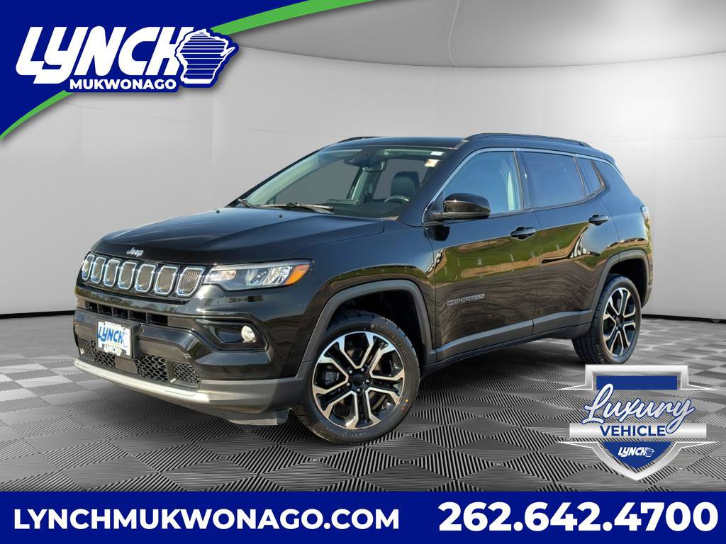 Used 2022 Jeep Compass Limited w/ Sun and Sound Group AWD/4WD image 1