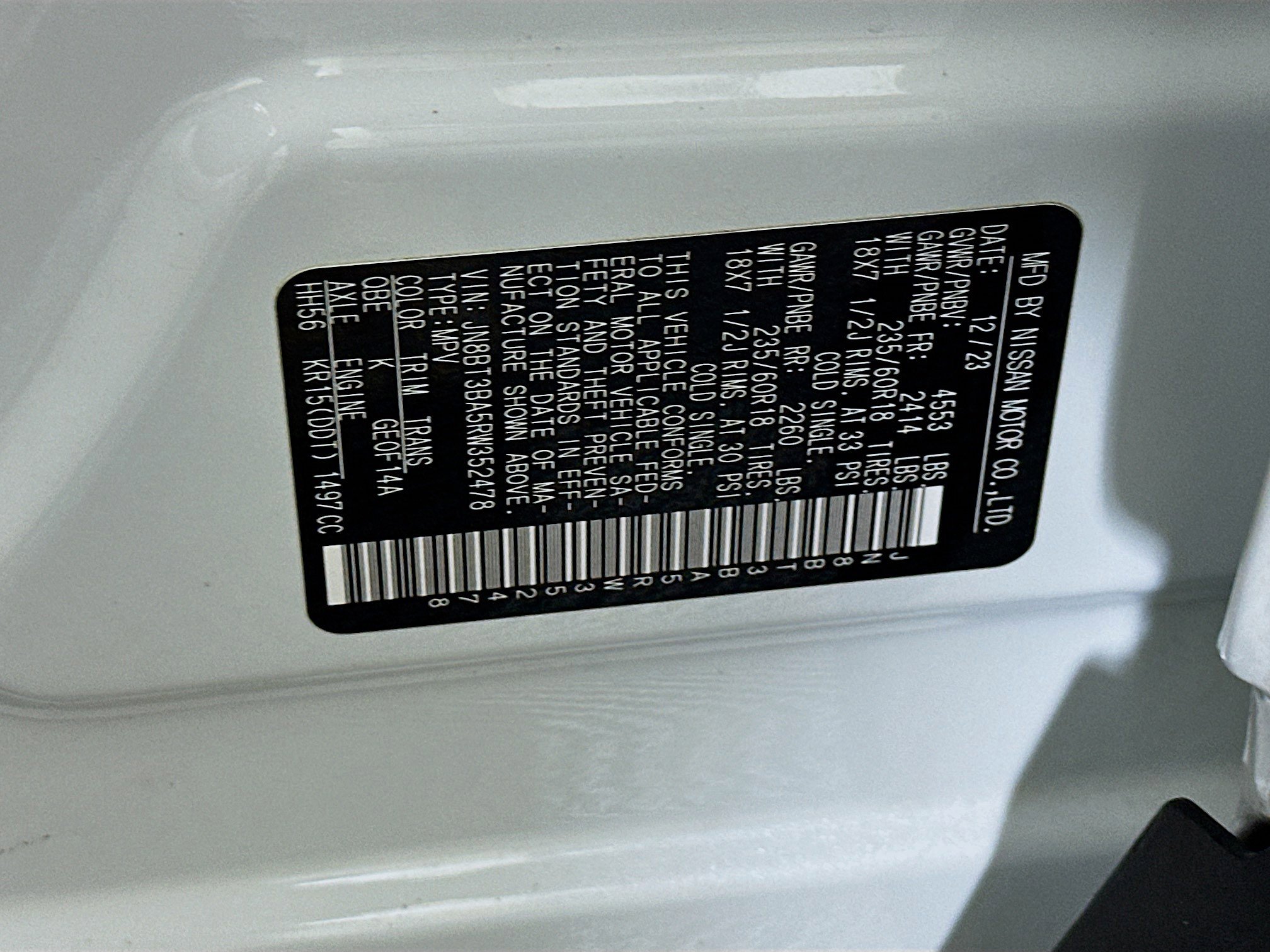 Used 2024 Nissan Rogue SV image 12