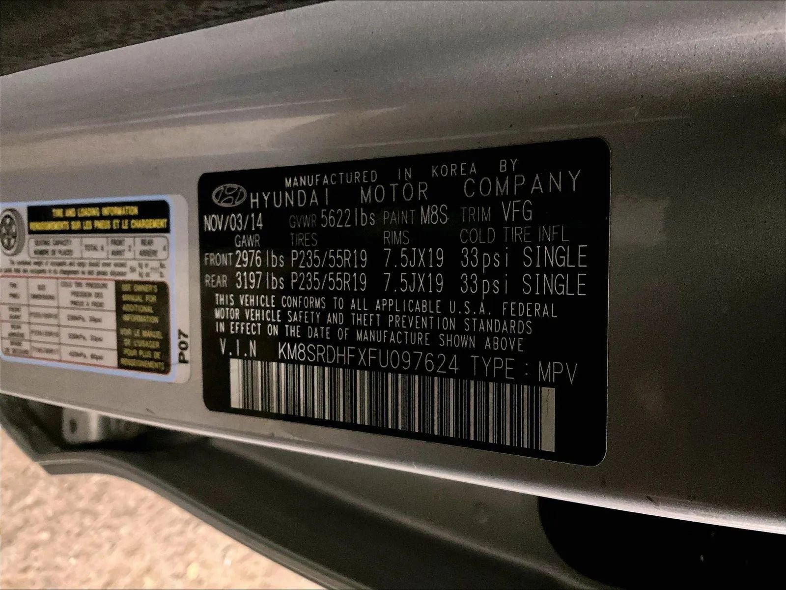 Used 2015 Hyundai Santa Fe Limited w/ Option Group 04 AWD/4WD image 33