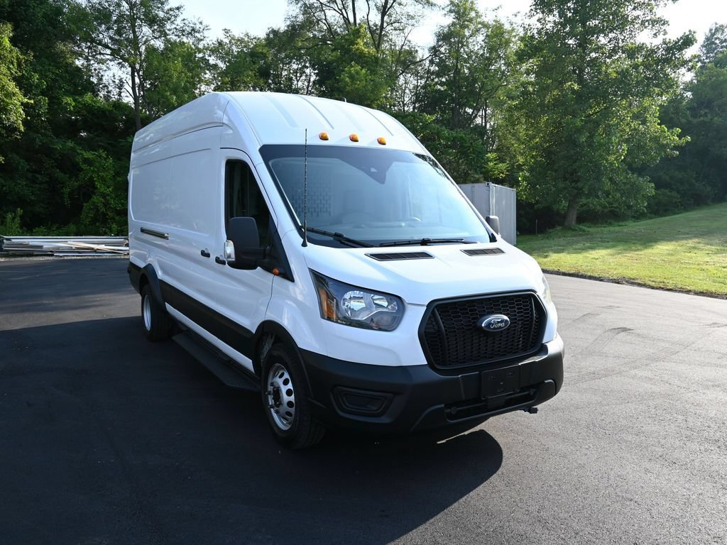 Used 2023 Ford Transit 350 148 High Roof Extended DRW w/ Upfitter Package AWD/4WD image 2