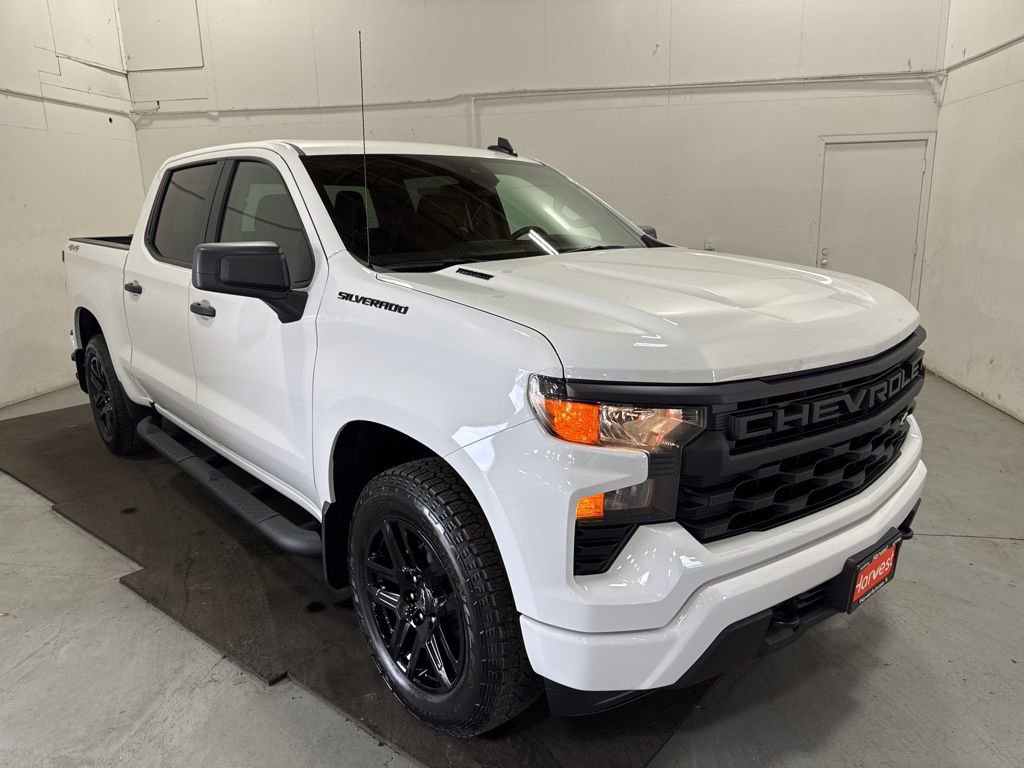 New 2026 Chevrolet Silverado 1500 Custom w/ Turbomax Blackout Package image 1
