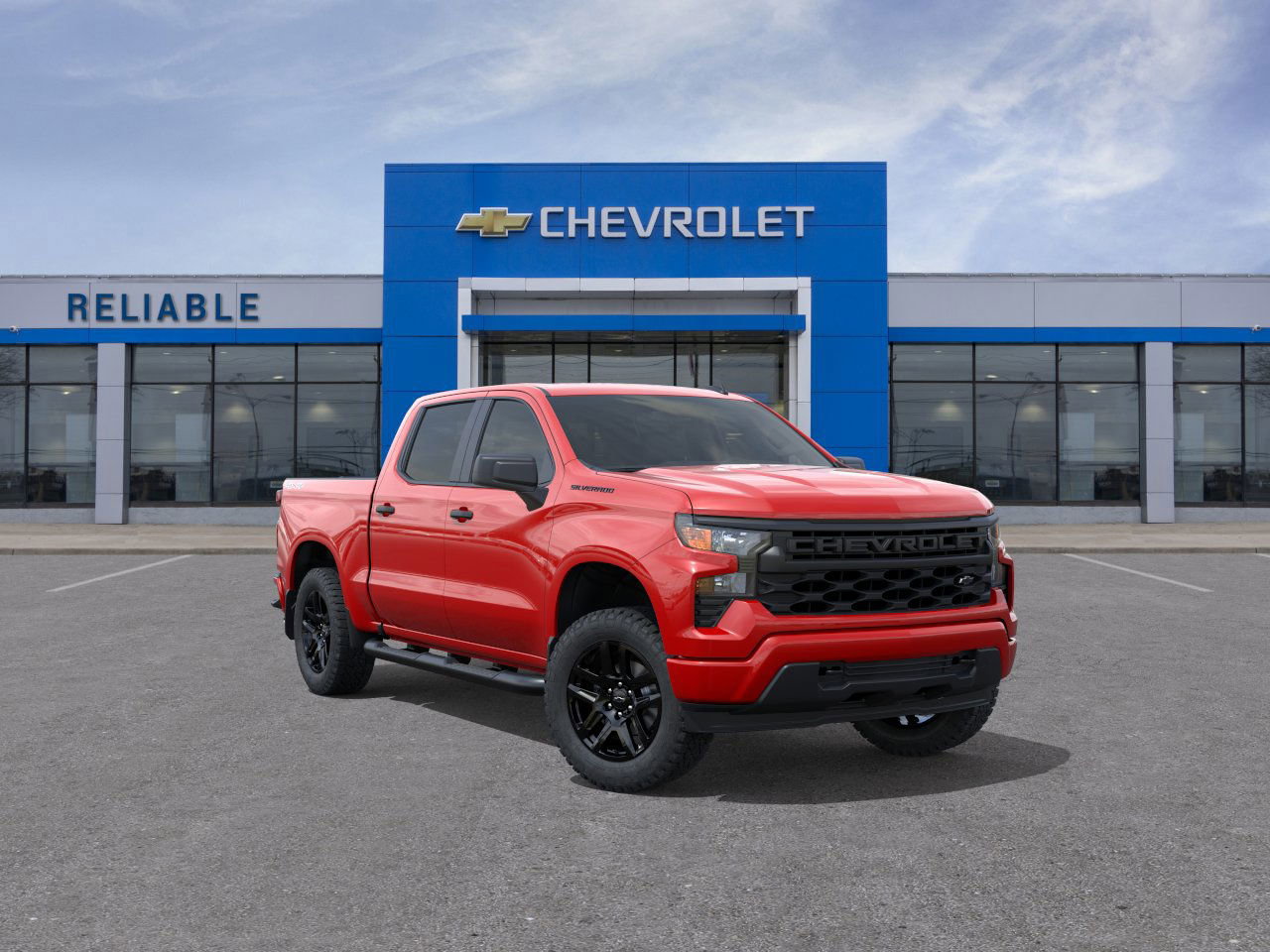 New 2026 Chevrolet Silverado 1500 Custom w/ Turbomax Blackout Package