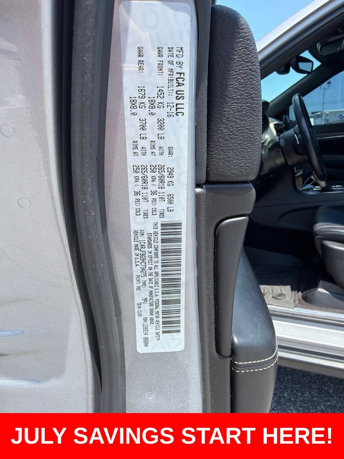 Used 2017 Jeep Grand Cherokee Limited w/ Trailer Tow Group IV AWD/4WD image 15