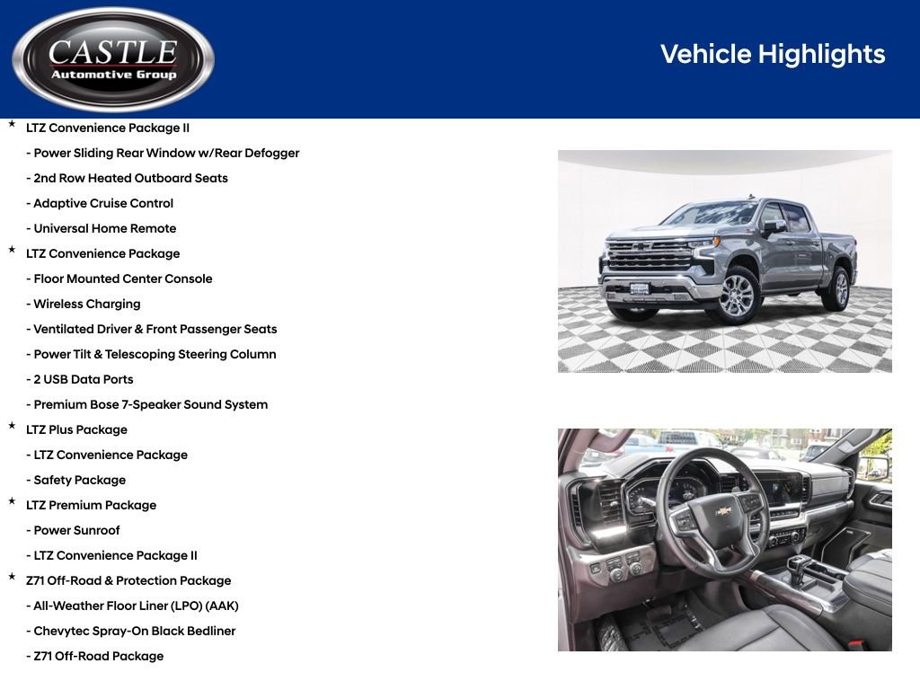 Used 2024 Chevrolet Silverado 1500 LTZ w/ LTZ Premium Package AWD/4WD image 10