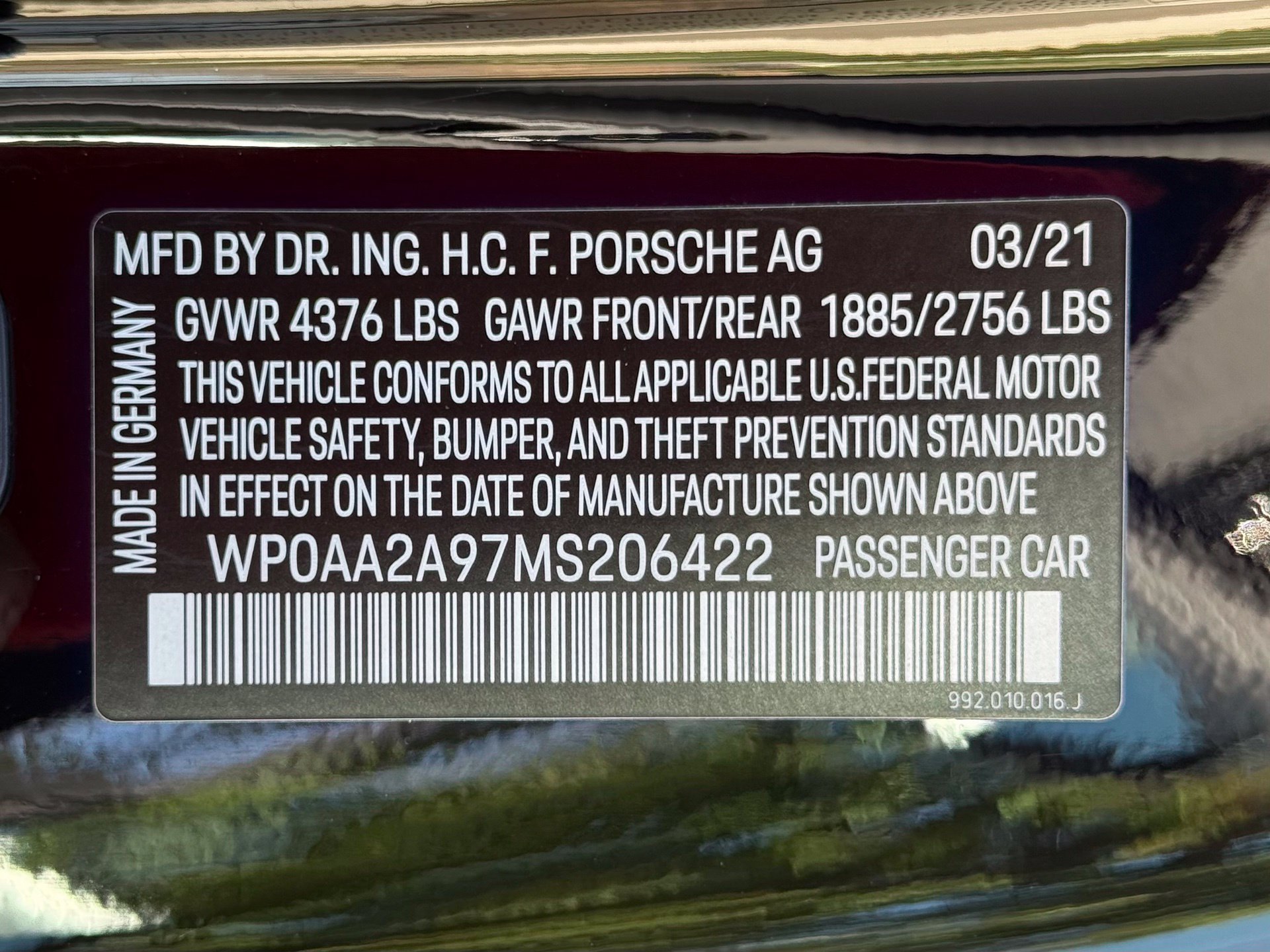 Certified 2021 Porsche 911 Carrera 4 AWD/4WD image 37