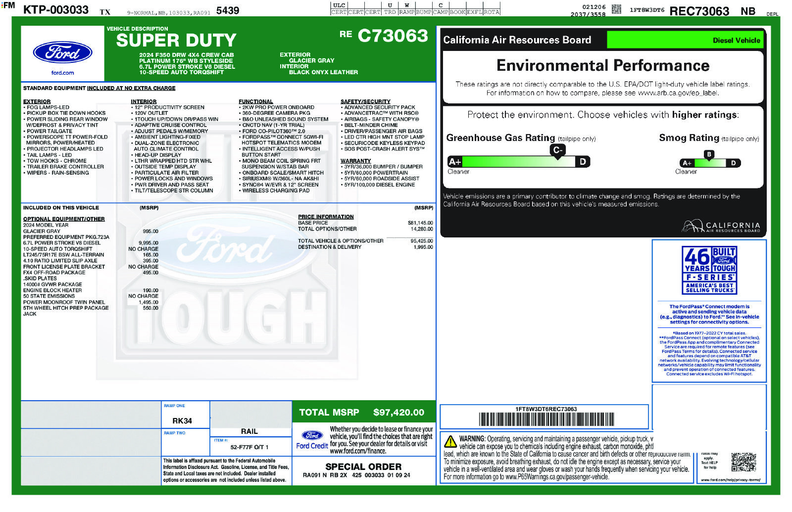 Used 2024 Ford F350 Platinum AWD/4WD image 20