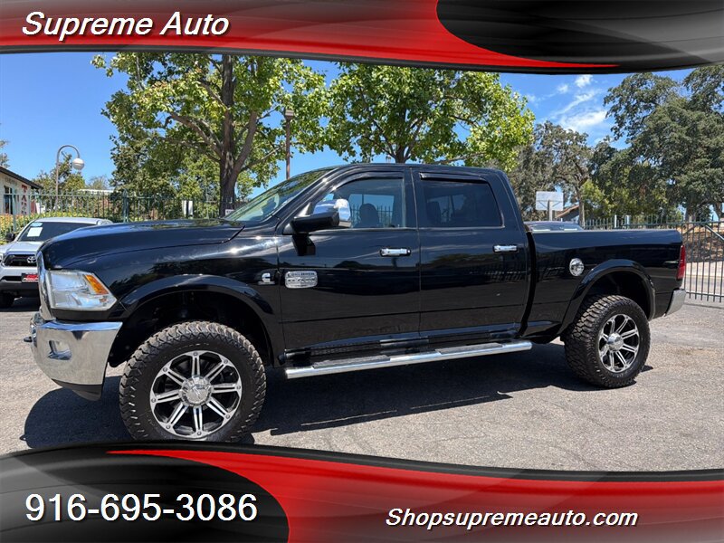 Used 2012 RAM 3500 Laramie Longhorn w/ HD Snow Plow Prep Group AWD/4WD image 1