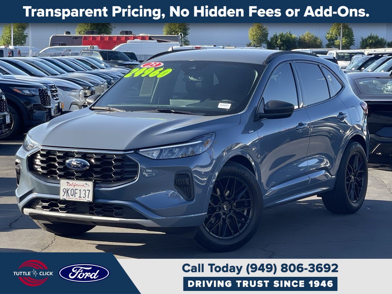 Certified 2023 Ford Escape ST-Line w/ Tech Pack #1