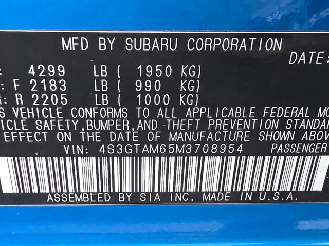 Certified 2021 Subaru Impreza 2.0i Sport image 35