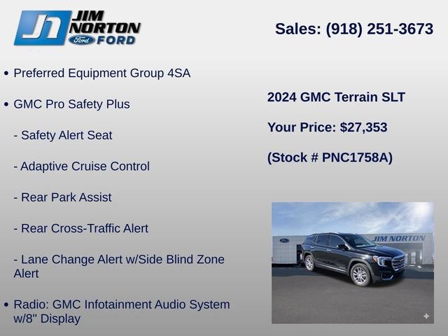 Used 2024 GMC Terrain SLT AWD/4WD image 8