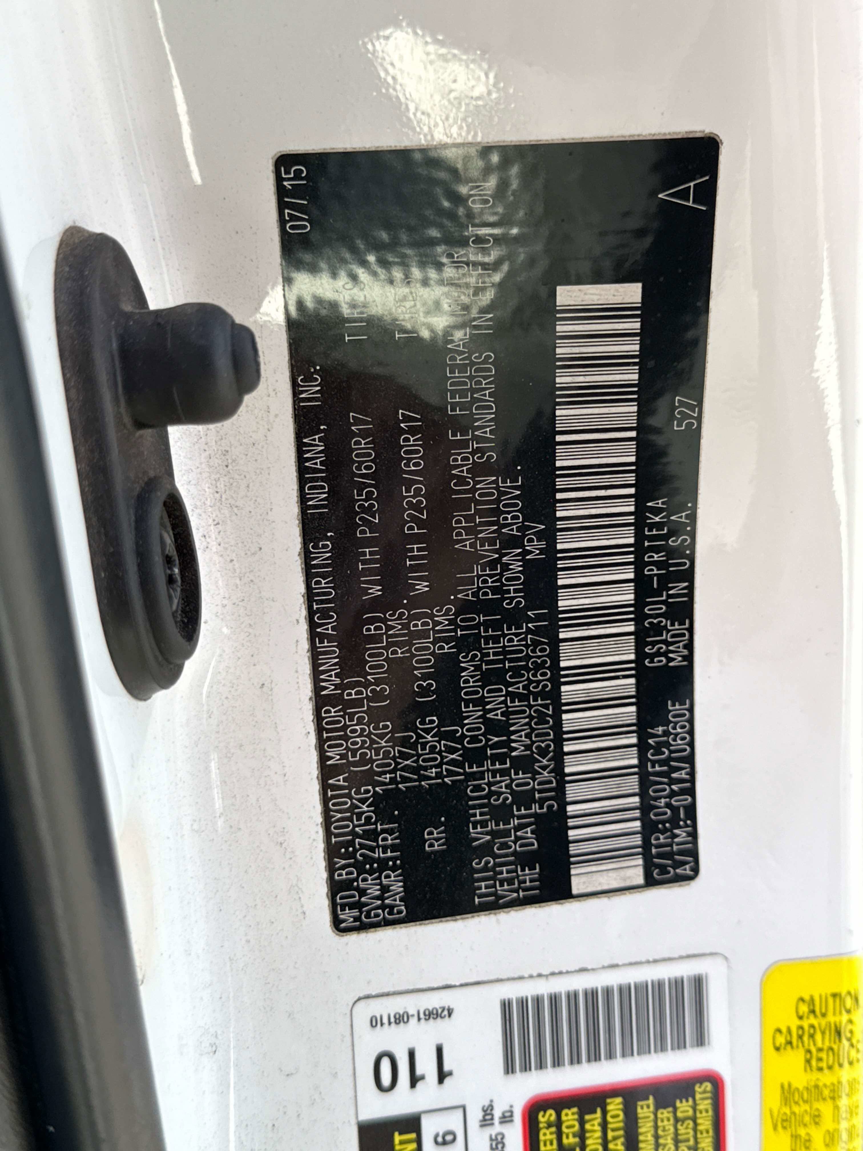 Used 2015 Toyota Sienna LE image 28