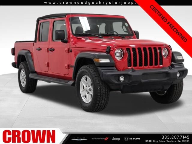 Certified 2020 Jeep Gladiator Sport w/ Quick Order Package 24S
