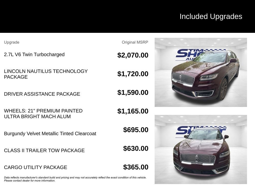 Used 2019 Lincoln Nautilus Reserve image 2