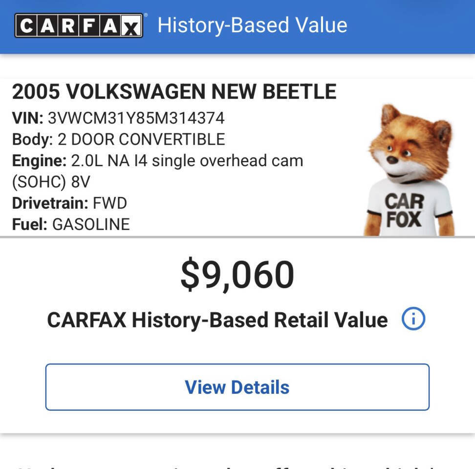 Used 2005 Volkswagen Beetle GLS FWD image 93