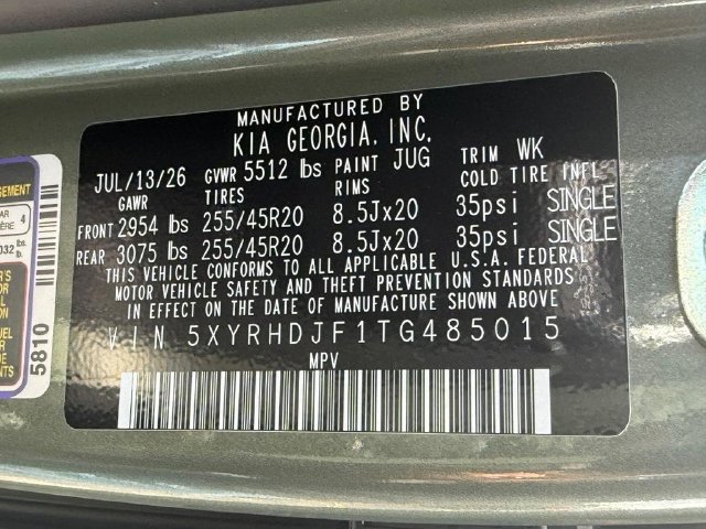New 2026 Kia Sorento X-Line EX AWD/4WD image 27