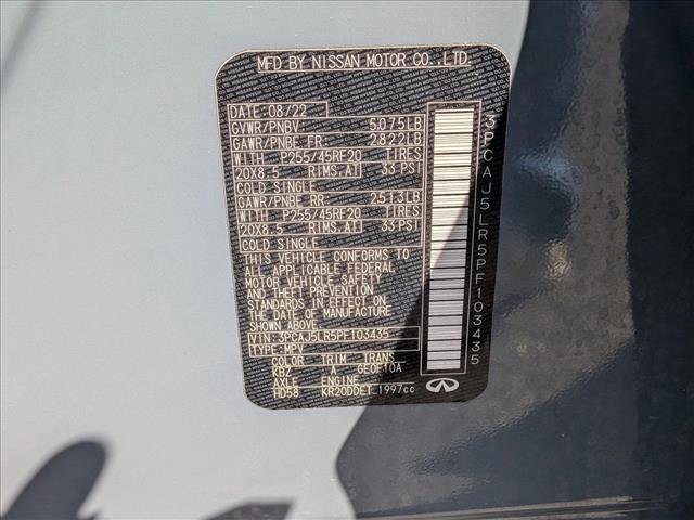 Used 2023 INFINITI QX55 Sensory w/ Lighting Package image 24