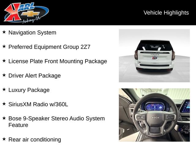 Certified 2023 Chevrolet Tahoe Z71 w/ Luxury Package image 2