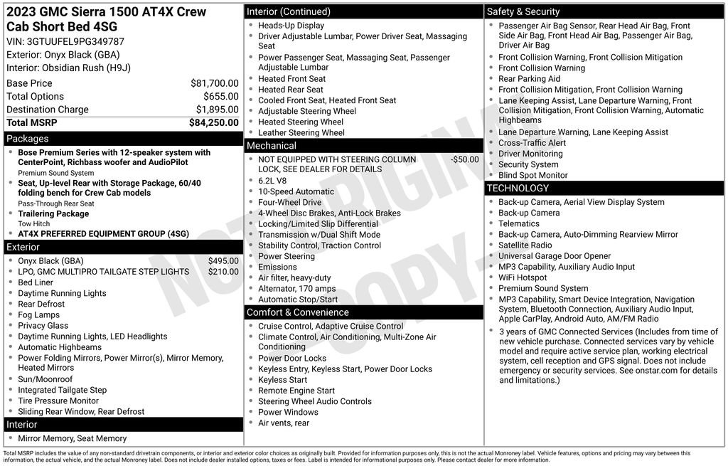 Certified 2023 GMC Sierra 1500 AT4X AWD/4WD image 21