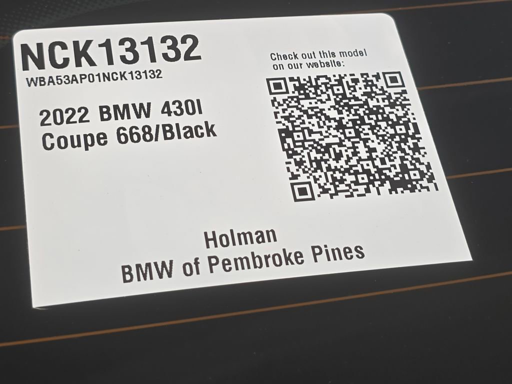 Used 2022 BMW 430i Coupe w/ Convenience Package image 29