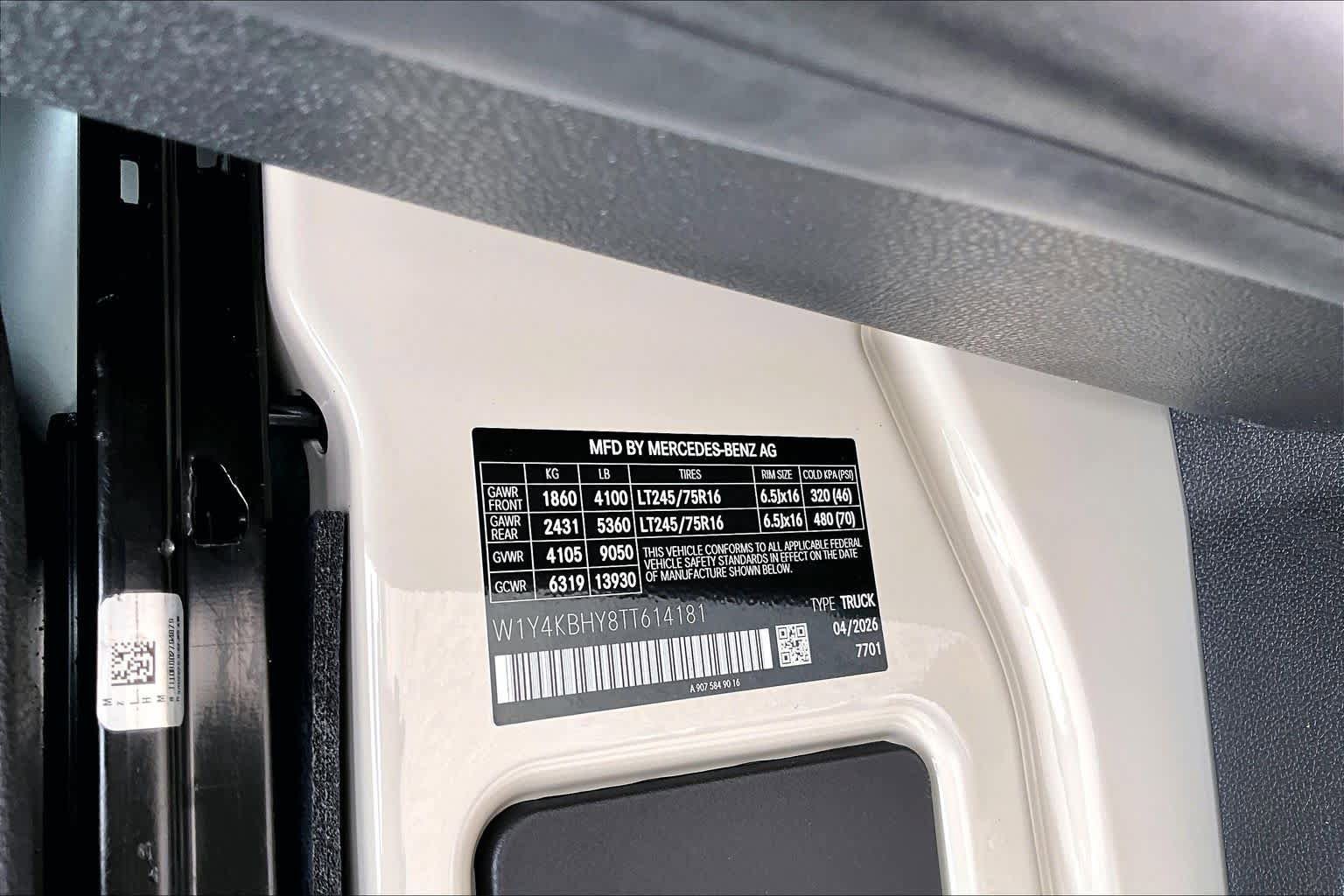 New 2026 Mercedes-Benz Sprinter 2500 image 14
