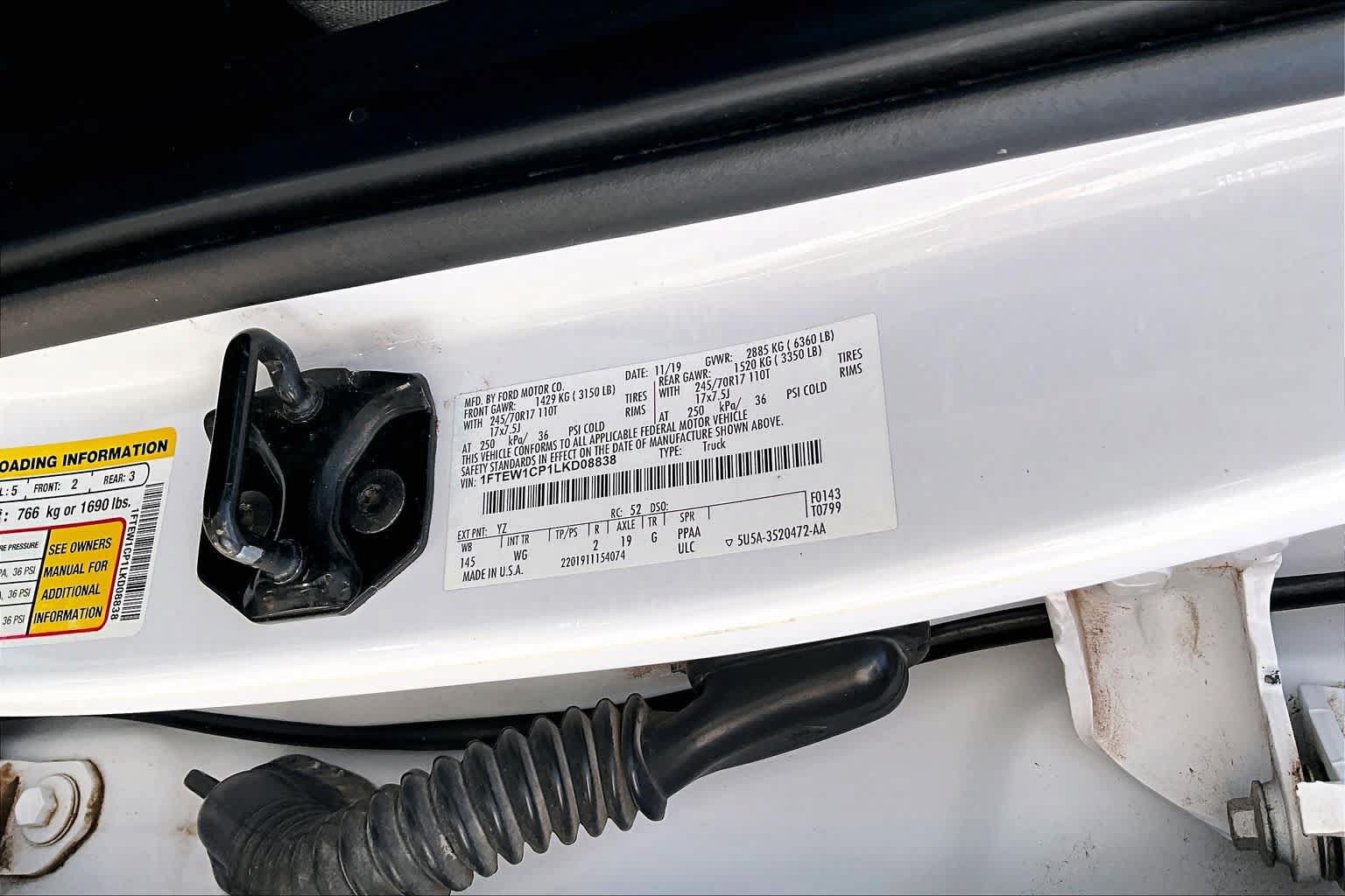 Certified 2020 Ford F150 2WD SuperCrew image 34