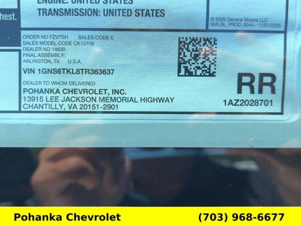 New 2026 Chevrolet Tahoe High Country w/ Sun And Tow Package AWD/4WD image 43