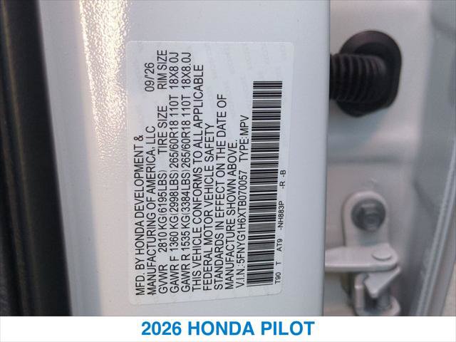 New 2026 Honda Pilot TrailSport image 27