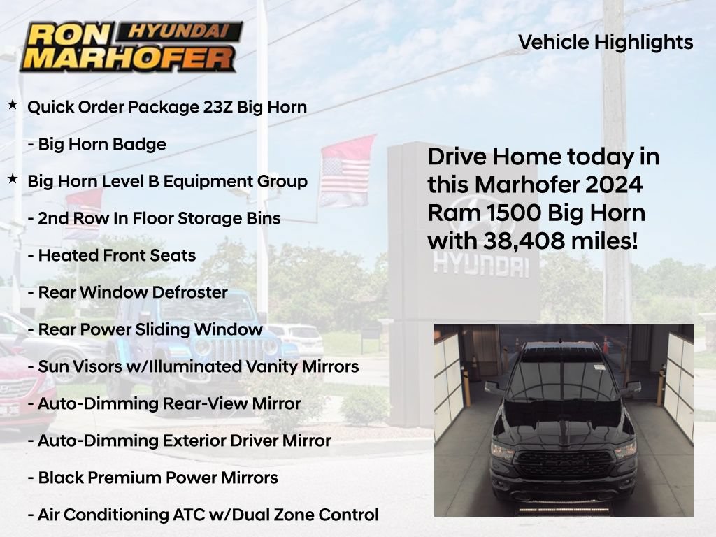 Used 2024 RAM 1500 Big Horn AWD/4WD image 9